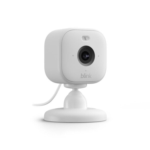 Blink Mini 2 (último modelo): Cámara de seguridad doméstica y para mascotas con video HD, visión nocturna en color, detección de movimiento, audio bidireccional y luz integrada - 1 cámara (blanca) - Image 2