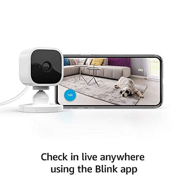 Blink Mini - Cámara de seguridad inteligente compacta, conectable, para interiores, con video de alta definición 1080 y detección de movimiento, funciona con Alexa - 1 cámara (Negro) - Imagen 10