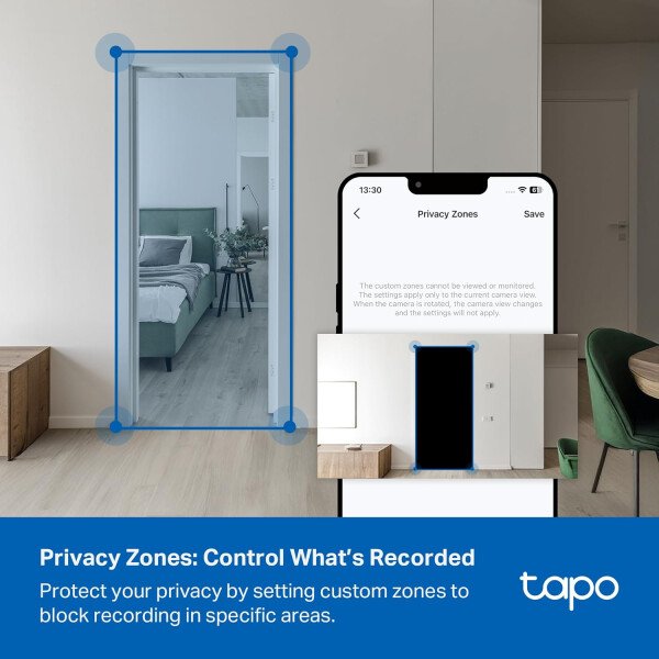 Tapo by TP-Link 1080P Cámara de seguridad para interior, detección de movimiento, audio de 2 vías y sirena, visión nocturna, almacenamiento en nube y tarjeta SD, compatible con Alexa y Google Home - Imagen 22