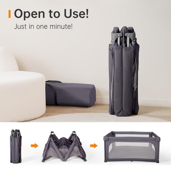 Doradotey - Corralito plegable para bebés de 1 a 3 años, tamaño y forma, recinto ajustable, 8 paneles, puerta desmontable de 79 x 71 pulgadas, gran patio para interiores, fácil de montar y limpiar - Imagen 19