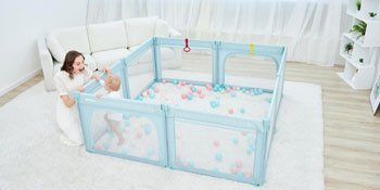 Espacio extra grande para patios de juego para bebé