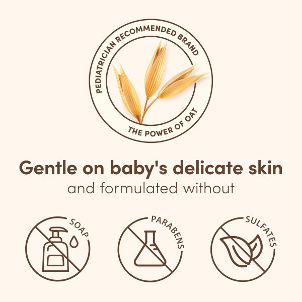 Aveeno Baby Welcome Little One - Set de regalo para el cuidado de la piel del bebé, con gel de baño nutritivo y champú, baño relajante, toallitas para bebé, loción hidratante diaria y bálsamo para - Imagen 7
