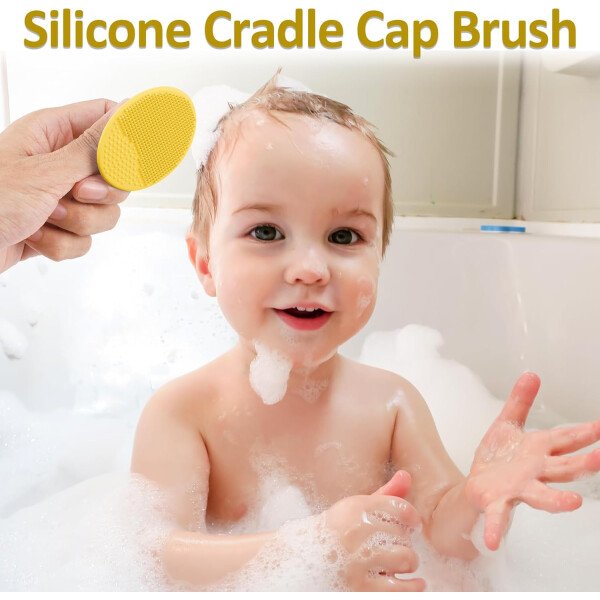 Kit de aseo para bebés, juego de cuidado de seguridad infantil con cepillo para el cabello, peine cortaúñas, aspirador nasal, kit esencial para bebés para niñas recién nacidas y niños - Image 9