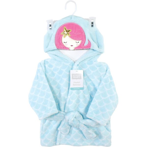 Hudson Baby - Bata de baño unisex de peluche con cara de animal para bebé - Imagen 5