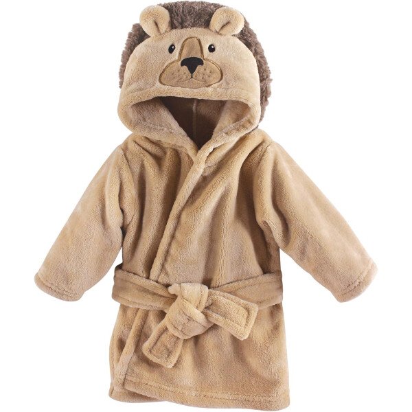 Hudson Baby - Bata de baño unisex de peluche con cara de animal para bebé - Imagen 18
