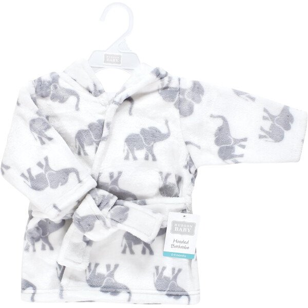 Hudson Baby - Bata de baño unisex de peluche con cara de animal para bebé - Imagen 27