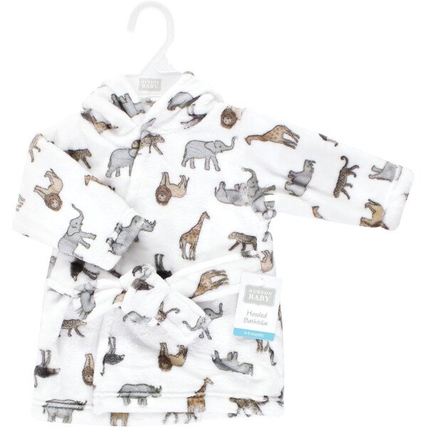 Hudson Baby - Bata de baño unisex de peluche con cara de animal para bebé - Imagen 46