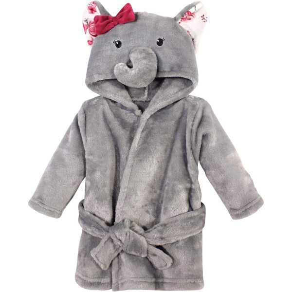 Hudson Baby - Bata de baño unisex de peluche con cara de animal para bebé - Imagen 48