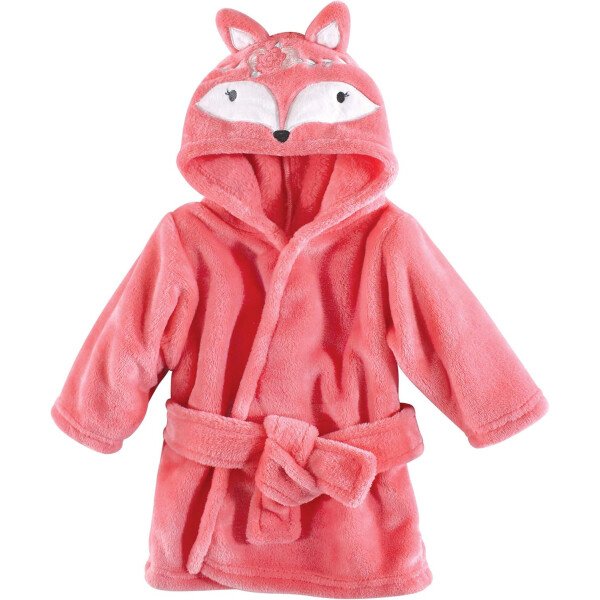 Hudson Baby - Bata de baño unisex de peluche con cara de animal para bebé - Imagen 53