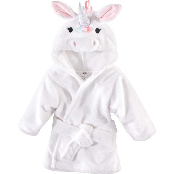 Hudson Baby - Bata de baño unisex de peluche con cara de animal para bebé - Imagen 56