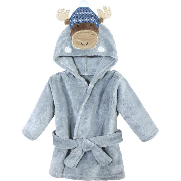 Hudson Baby - Bata de baño unisex de peluche con cara de animal para bebé - Imagen 71