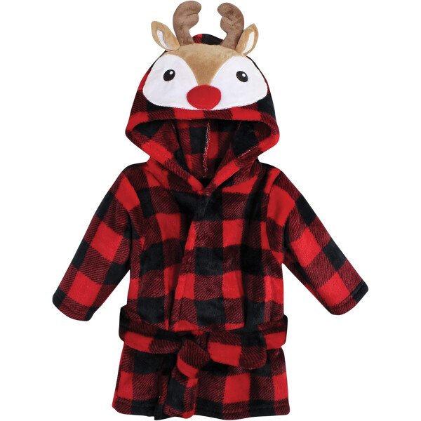 Hudson Baby - Bata de baño unisex de peluche con cara de animal para bebé - Imagen 75