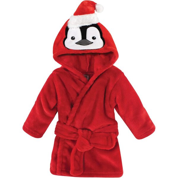 Hudson Baby - Bata de baño unisex de peluche con cara de animal para bebé - Imagen 95