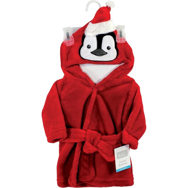 Hudson Baby - Bata de baño unisex de peluche con cara de animal para bebé - Imagen 96