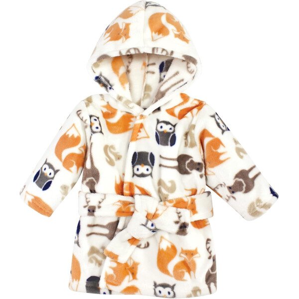 Hudson Baby - Bata de baño unisex de peluche con cara de animal para bebé - Imagen 104
