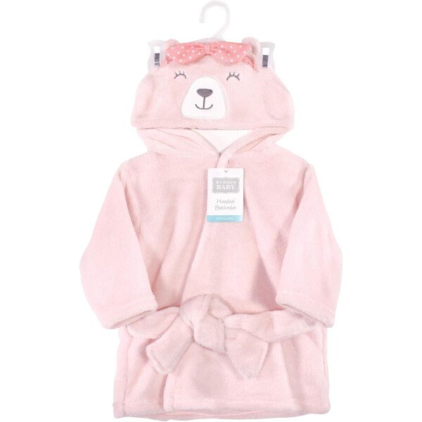 Hudson Baby - Bata de baño unisex de peluche con cara de animal para bebé - Imagen 107