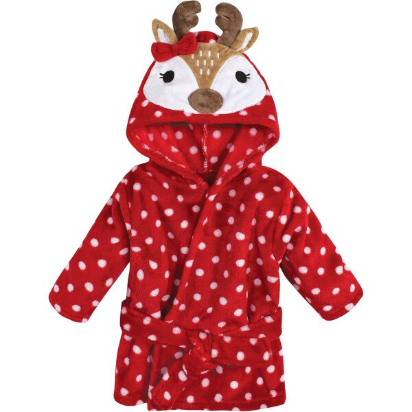 Hudson Baby - Bata de baño unisex de peluche con cara de animal para bebé - Imagen 130