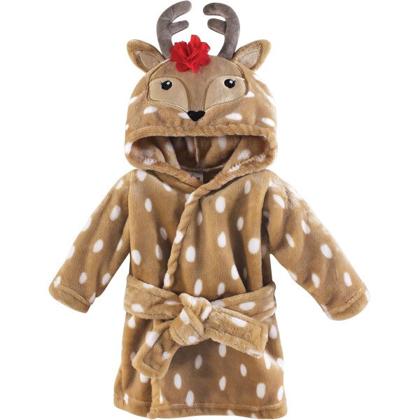 Hudson Baby - Bata de baño unisex de peluche con cara de animal para bebé - Imagen 139