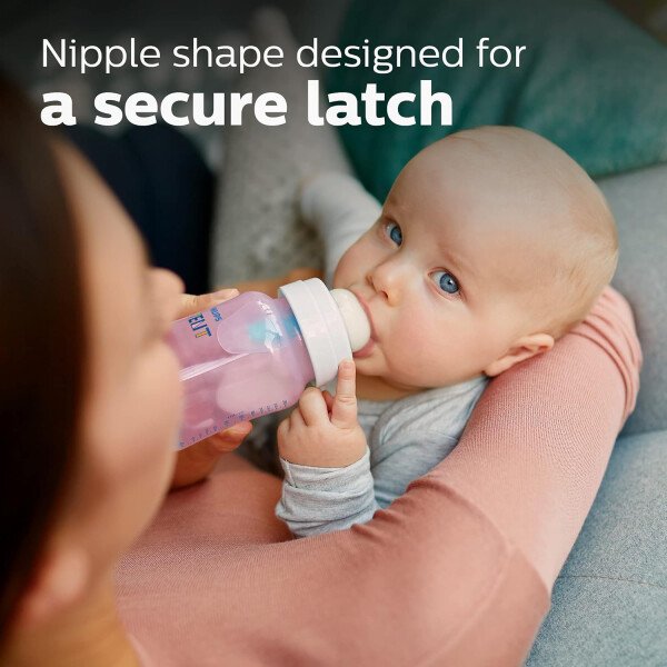 Philips AVENT - Biberón anticólicos con ventilación AirFree, 266 mililitros, transparente, SCY703/04, 4 unidades - Image 21