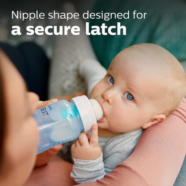 Philips AVENT - Biberón anticólicos con ventilación AirFree, 266 mililitros, transparente, SCY703/04, 4 unidades - Image 27