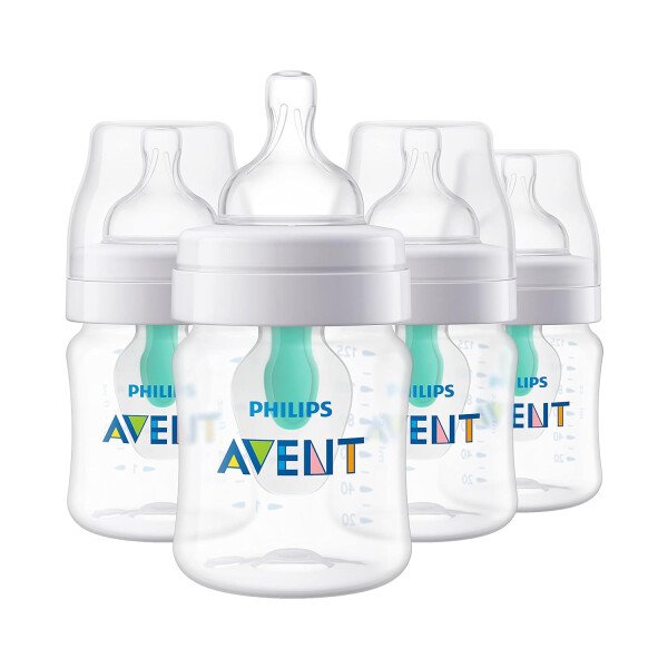 Philips AVENT - Biberón anticólicos con ventilación AirFree, 266 mililitros, transparente, SCY703/04, 4 unidades - Image 29