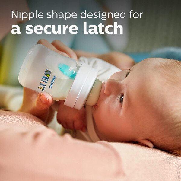 Philips AVENT - Biberón anticólicos con ventilación AirFree, 266 mililitros, transparente, SCY703/04, 4 unidades - Image 32