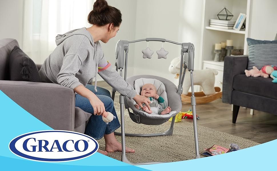 Graco Slim Spaces - Columpio compacto