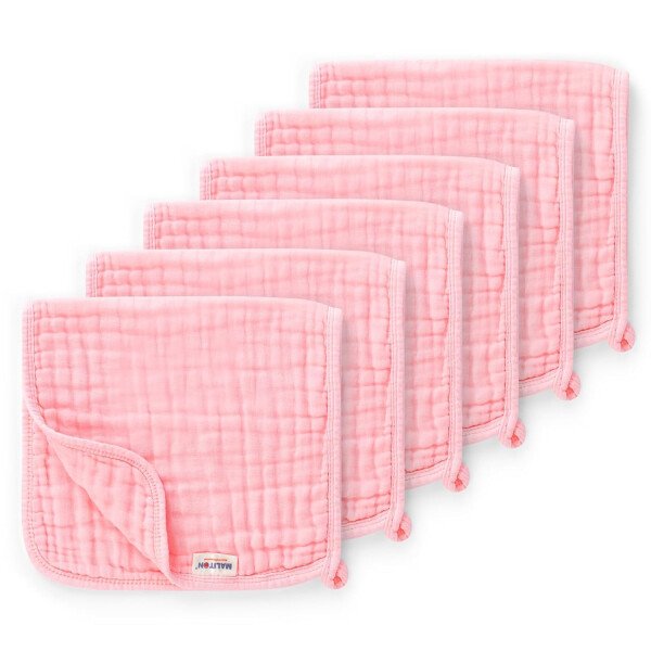 Maliton Paños de muselina para bebé, paquete de 6 paños grandes de 20 x 10 pulgadas, 100% algodón, absorbentes y suaves, 6 capas, tela de muselina esencial para recién nacido (animales y automóviles, - Imagen 40