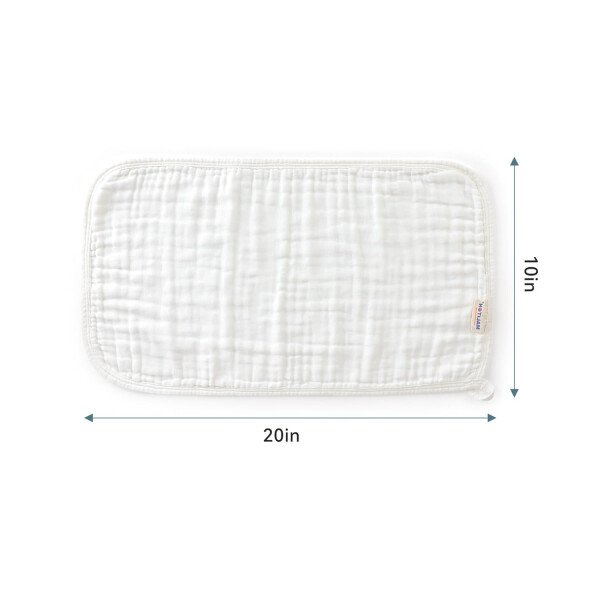 Maliton Paños de muselina para bebé, paquete de 6 paños grandes de 20 x 10 pulgadas, 100% algodón, absorbentes y suaves, 6 capas, tela de muselina esencial para recién nacido (animales y automóviles, - Imagen 51