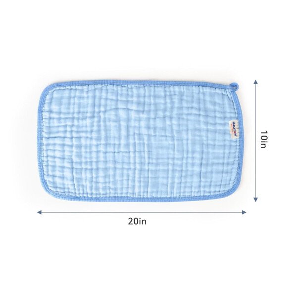 Maliton Paños de muselina para bebé, paquete de 6 paños grandes de 20 x 10 pulgadas, 100% algodón, absorbentes y suaves, 6 capas, tela de muselina esencial para recién nacido (animales y automóviles, - Imagen 67