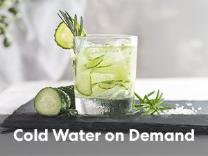 Agua fría crujiente bajo demanda