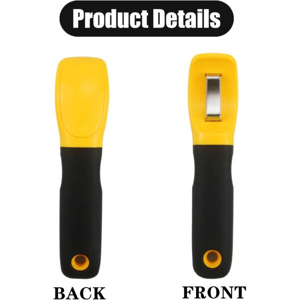 Pelador de maíz, herramienta profesional para pelar mazorcas de maíz, cortador de maíz de acero inoxidable con agarre suave para utensilios de cocina, herramienta peladora de maíz - Imagen 3