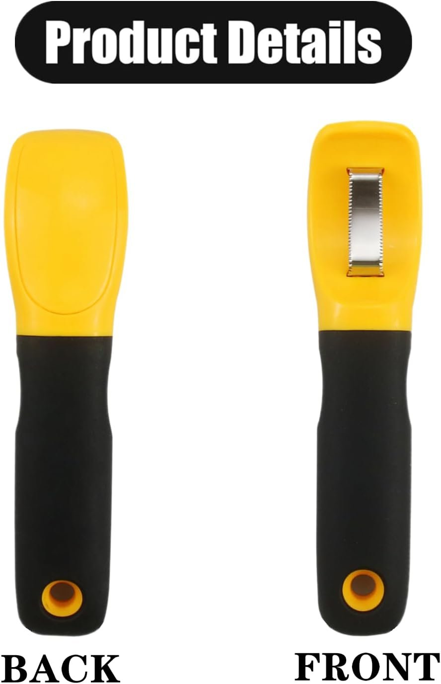 Pelador de maíz, herramienta profesional para pelar mazorcas de maíz, cortador de maíz de acero inoxidable con agarre suave para utensilios de cocina, herramienta peladora de maíz - Imagen 3