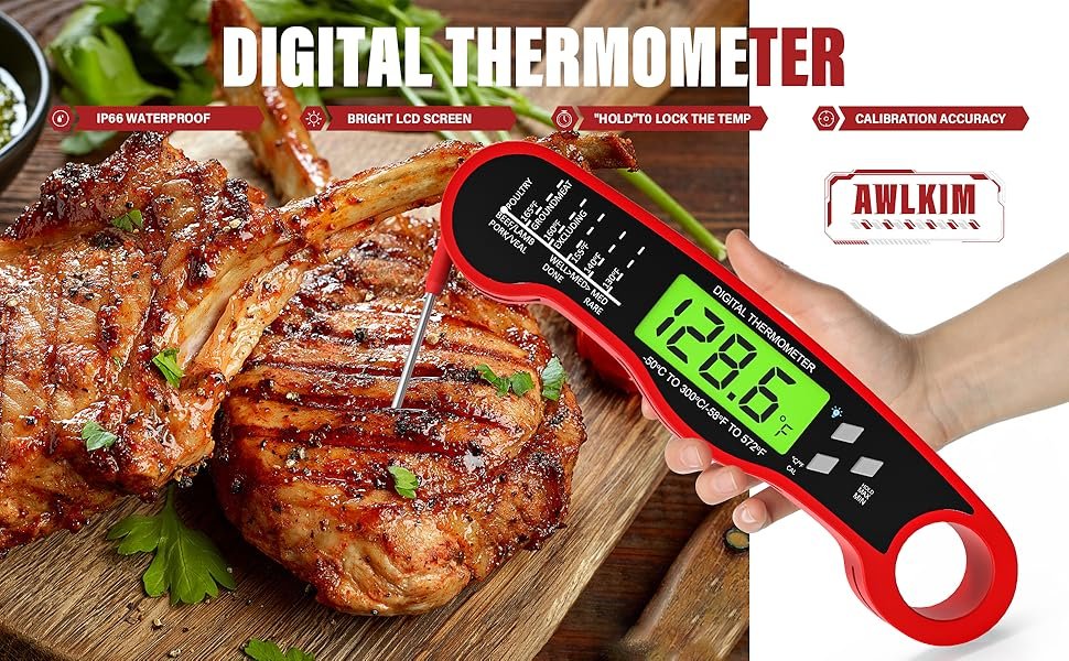 termómetro digital para carne