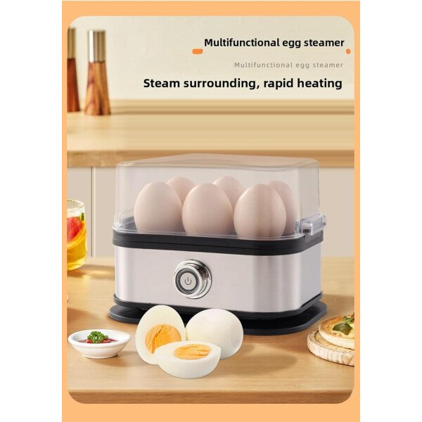 Cocina de huevos sin esfuerzo con la mejor olla de huevos de acero inoxidable (3 modos), nueva olla inteligente para huevos 2025 con apagado automático, operación de un solo toque, limpieza sin - Image 2
