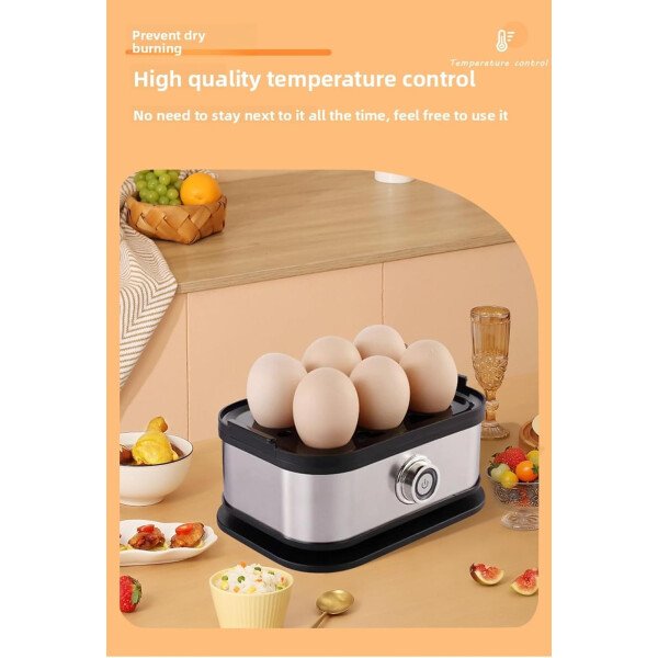 Cocina de huevos sin esfuerzo con la mejor olla de huevos de acero inoxidable (3 modos), nueva olla inteligente para huevos 2025 con apagado automático, operación de un solo toque, limpieza sin - Image 6