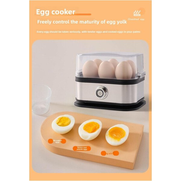 Cocina de huevos sin esfuerzo con la mejor olla de huevos de acero inoxidable (3 modos), nueva olla inteligente para huevos 2025 con apagado automático, operación de un solo toque, limpieza sin - Image 7