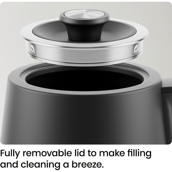 Chefman Hervidor eléctrico de cuello de cisne, hervidor de té de 0.8 L para café y té, operación con un solo toque, protección para hervir, apagado automático, caldera de agua caliente ultrarrápida, - Imagen 5