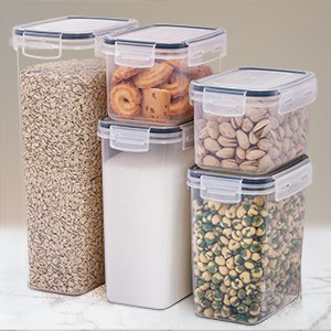 contenedores de almacenamiento de alimentos para despensa