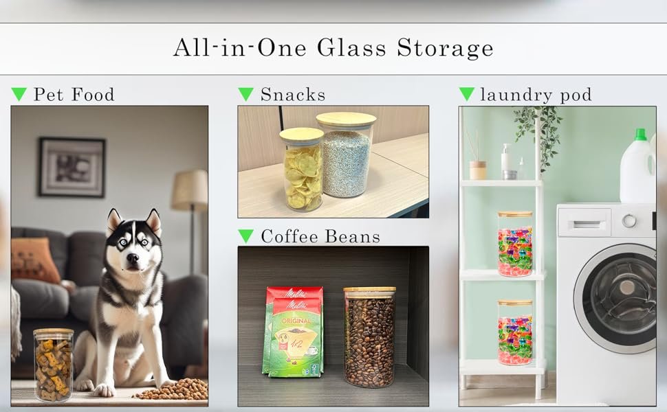All in One Glass Storage Container sets