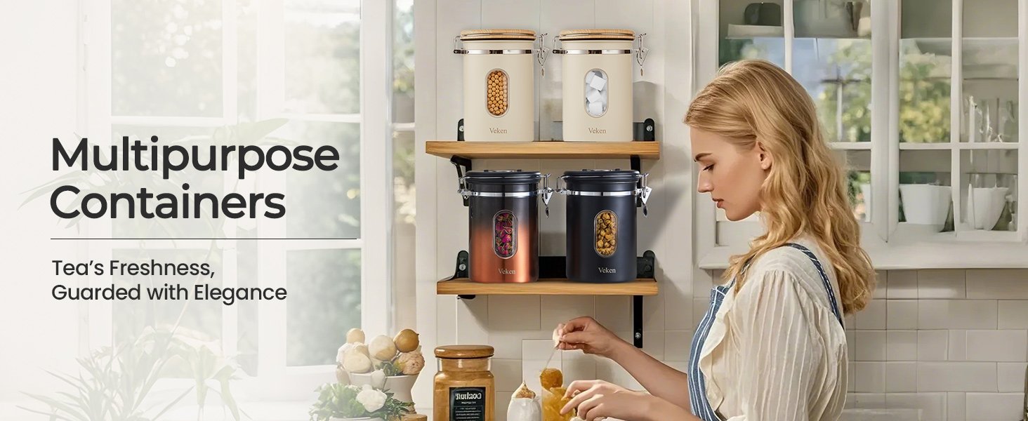 recipientes de café para organizar la cocina del hogar