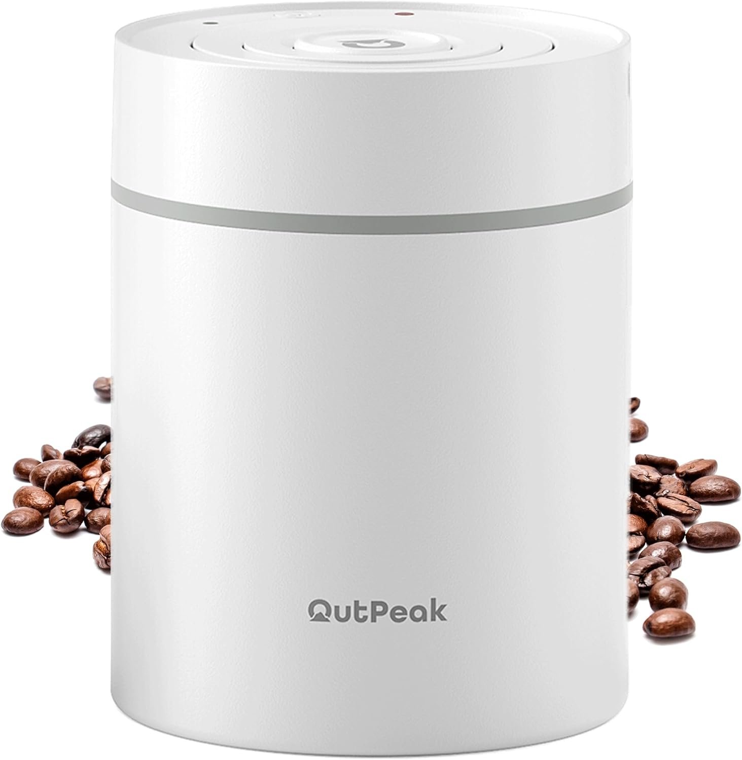 OUTPEAK Neo 2025 Kilo - Recipiente de café al vacío automático, capacidad de 1.5 litros para 17.6 onzas de granos de café, operación con un botón, recipiente de almacenamiento de café de acero - Imagen 22