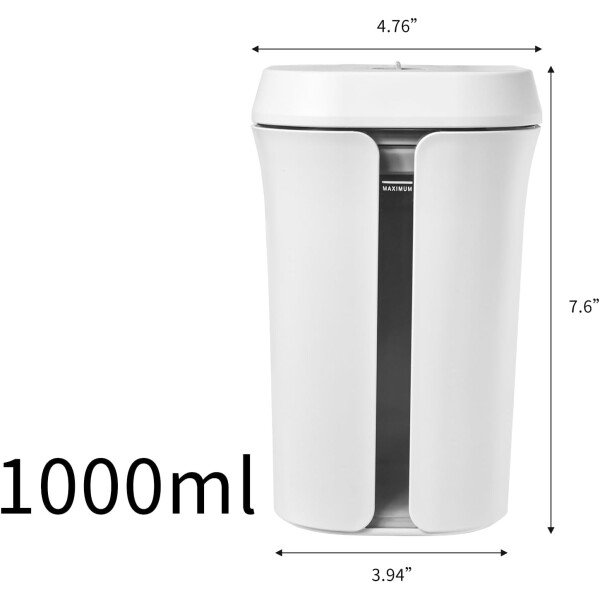 Recipiente de café al vacío y recipiente de almacenamiento de alimentos con aspiradora de un solo clic, conserva la frescura durante semanas, recipiente de vacío de café de PC de grado alimenticio de - Image 7