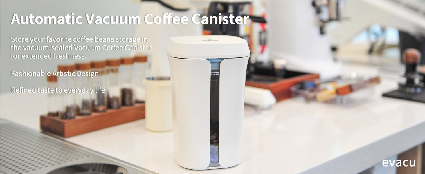 Evacu - Recipiente de café al vacío automático