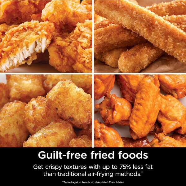 Ninja Air Fryer Pro 4 en 1 con capacidad de 5 cuartos de galón, freír al aire, asar, recalentar, deshidratar, tecnología Air Crisp con 400F para caliente, 120 voltios, cesta antiadherente y plato para - Image 18