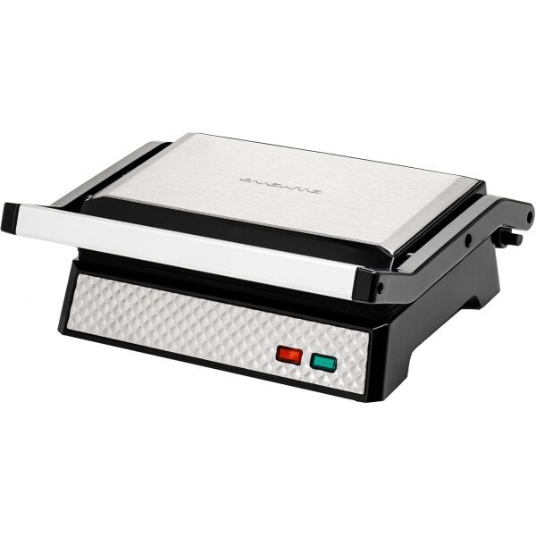 OVENTE - Sandwichera eléctrica con placas antiadherentes, luces indicadoras, asa de tacto frío, fácil de limpiar y guardar, cocina desayuno, queso a la parrilla, tostados y aperitivos, negro GPS401B - Image 16