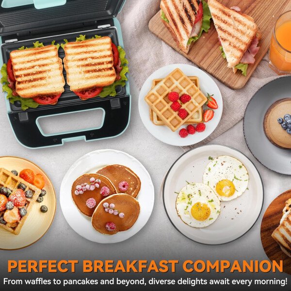 Baker's Friend Mini máquina para hacer donas para el hogar, 6 x 3 pulgadas, mini máquina para hacer donas, máquina para hacer donas, bandeja para hornear donas, fiesta de donas, aguamarina - Image 10