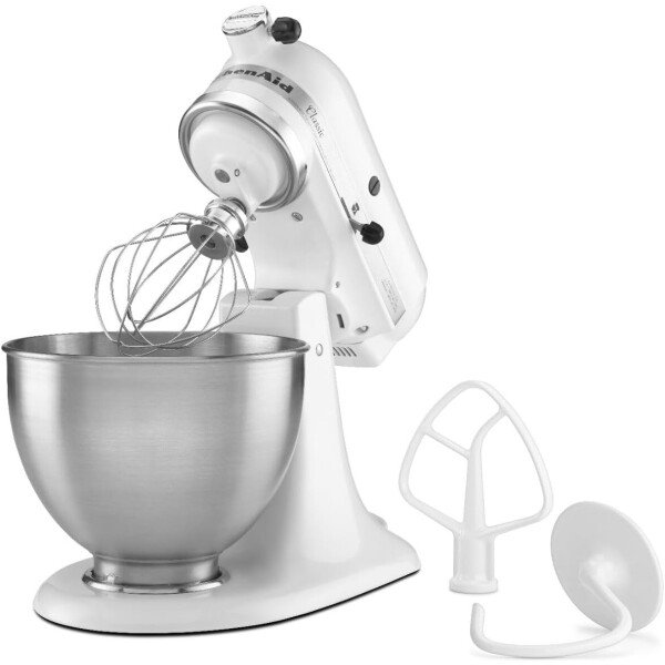 Batidora clásica de pie KitchenAid K45SSWH K45SS, 275 W, 4 1/2 qt, Negro ónice - Image 10