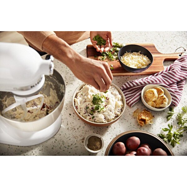 Batidora clásica de pie KitchenAid K45SSWH K45SS, 275 W, 4 1/2 qt, Negro ónice - Image 20