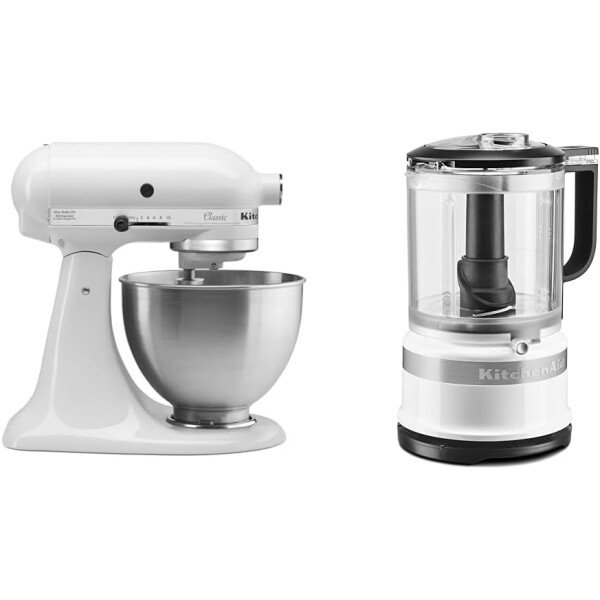 Batidora clásica de pie KitchenAid K45SSWH K45SS, 275 W, 4 1/2 qt, Negro ónice - Image 21